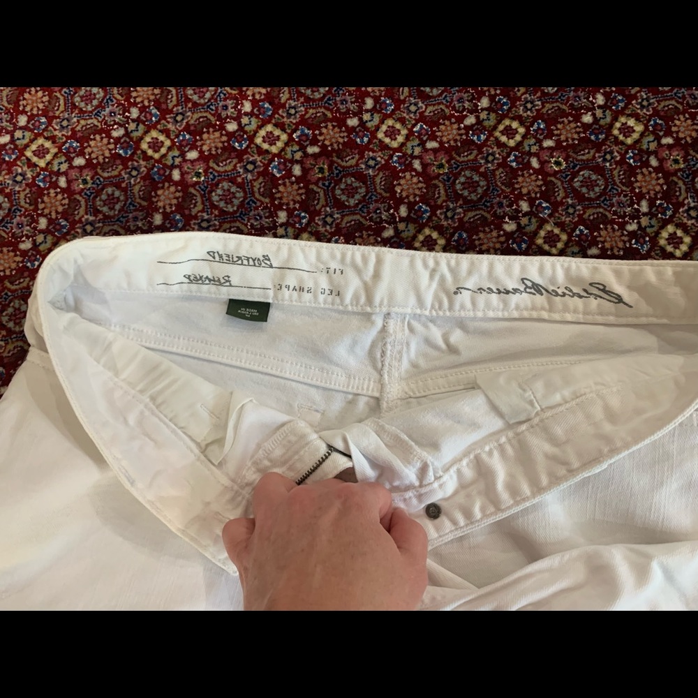 🥳 Host Pick!! 🎉Eddie Bauer relaxed fit boyfriend capris denim - Picture 7 of 8
